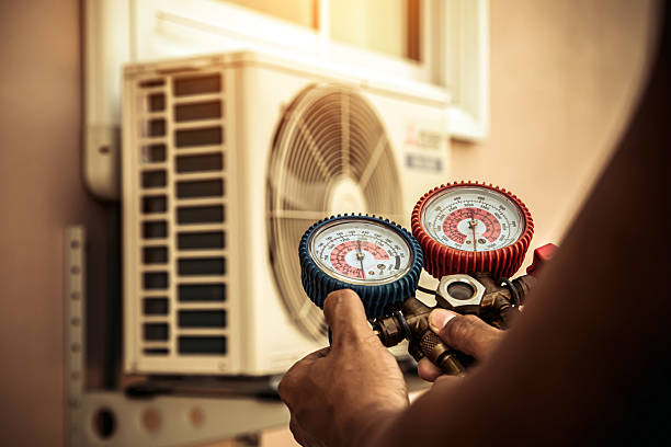 Professional Furnace Repair technician working in Cedar Mountain, NC